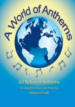 Musiknoten A World of Anthems, Rebecca Faith