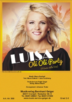 Musiknoten Ole Ole Party, Luisa/Johannes Thaler