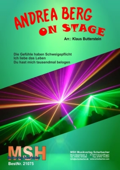 Musiknoten Andrea Berg on Stage, Klaus Butterstein