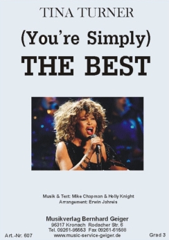 Musiknoten The Best, Tina Turner/Erwin Jahreis