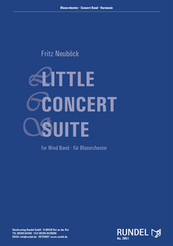 Musiknoten Little Concert Suite, Fritz Neuböck