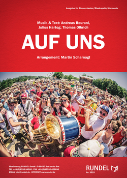 Musiknoten Auf uns, Andreas Bourani/Martin Scharnagl