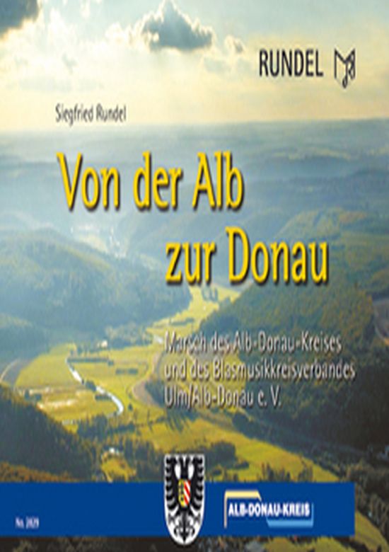Musiknoten Von der Alb zur Donau, Siegfried Rundel