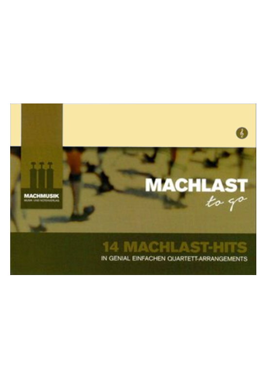 Musiknoten Machlast To Go - Set, Christof Zellhofer