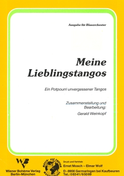 Musiknoten Meine Lieblingstangos, Weinkopf