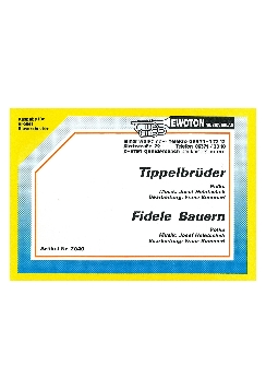 Musiknoten Fidele Bauern/Tippelbrüder, Holetschek/Bummerl