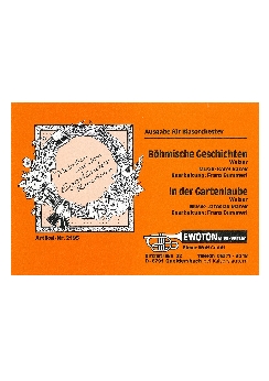 Musiknoten In der Gartenlaube, K. Vacek/J. Marek/Bummerl