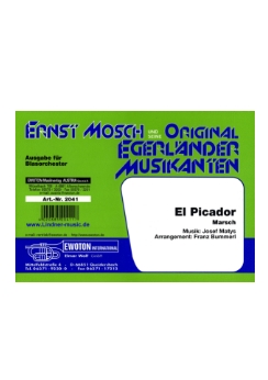 Musiknoten El Picador, Matys/Bummerl