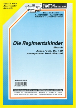 Musiknoten Die Regimentskinder, Fucik/Mestrini
