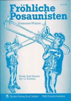 Musiknoten Fröhliche Posaunisten, Maurer/Kothera