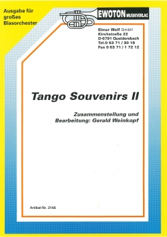 Musiknoten Tango-Souvenirs 2, Weinkopf