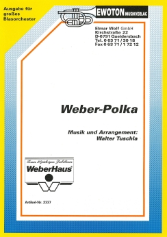 Musiknoten Weber-Polka, Tuschla