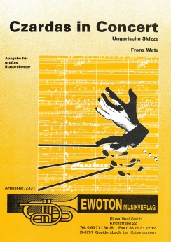 Musiknoten Czardas in Conzert, Watz