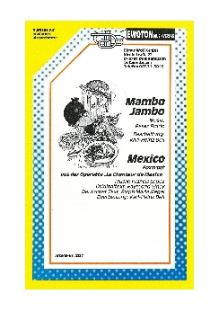 Musiknoten Mambo Jambo, Perez Prado/Mexico, Francis Lopez/Bell