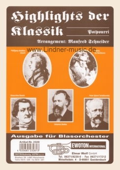 Musiknoten Highlights der Klassik, Schneider