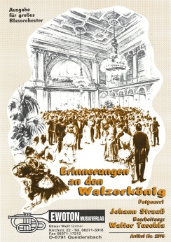 Musiknoten Erinnerungen an den Walzerkönig, Strauß/Tuschla