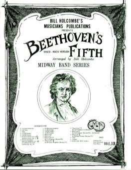 Musiknoten Beethoven's Fifth, Holcombe