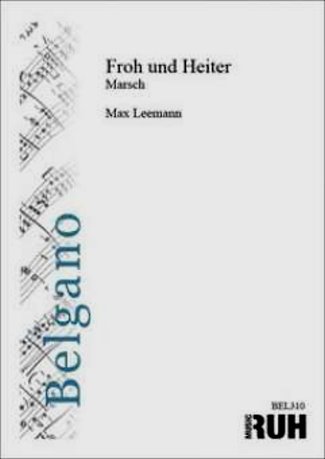 Musiknoten Froh und heiter, Leemann