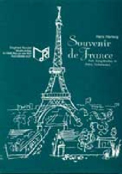 Musiknoten Souvenir de France, Hartwig