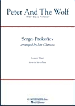 Musiknoten Peter and the Wolf, Prokofiev/Curnow