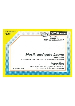 Musiknoten Musik und gute Laune/Rusalka, Linharek