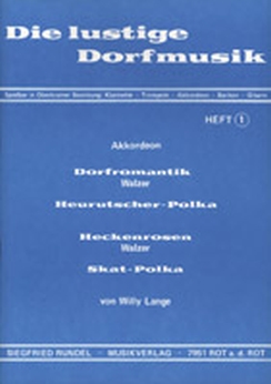 Musiknoten Die lustige Dorfmusik, Lange, Heft 1 Oberkrainer Besetzung