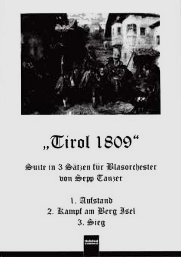 Musiknoten Tirol 1809 - Konzertformat, Tanzer