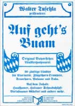 Musiknoten Auf geht's Buam, Ländlerpotp. v. Tuschla