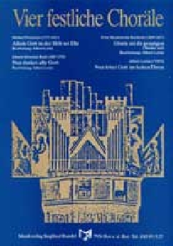 Musiknoten Vier festliche Choräle, Loritz