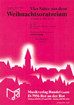 Musiknoten Vier Sätze aus dem Weihnachtsoratorium, Saint-Saens/Loritz