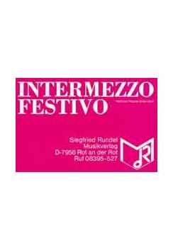Musiknoten Intermezzo Festivo, Haase-Altendorf