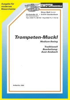 Musiknoten Trompeten-Muckl, Auer-Ansbach