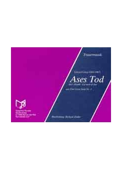 Musiknoten Ases Tod, Grieg/Zettler (Peer Gynt Suite)