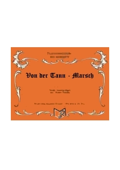 Musiknoten Von der Tann - Marsch, Hager/Tuschla