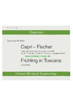 Musiknoten Capri-Fischer, Lied und Tango-Serenade, Winkler/Löffler