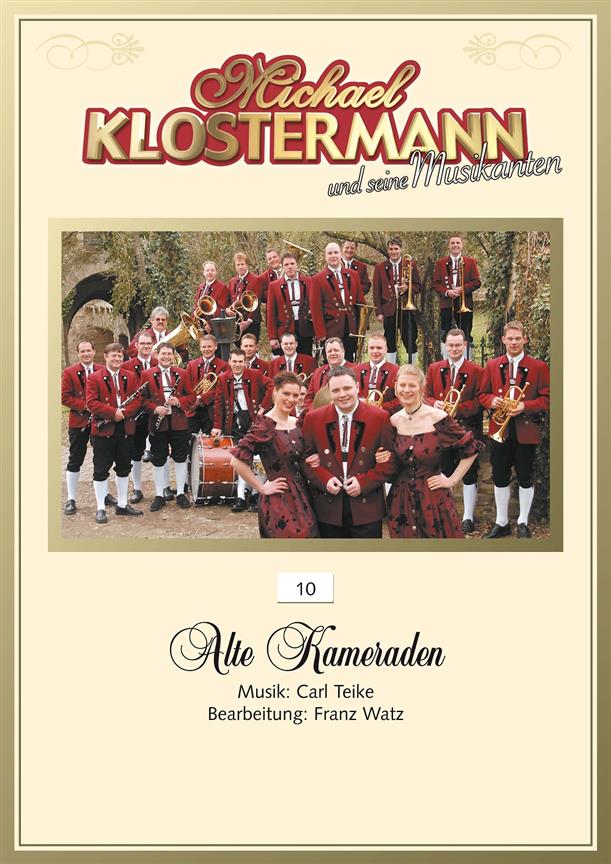 Musiknoten Alte Kameraden, Teike/Watz