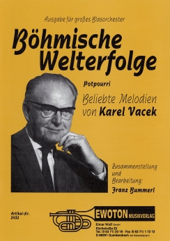 Musiknoten Böhmische Welterfolge, Vacek/Bummerl Musiknoten Böhmische Welterfolge, Vacek/Bummerl