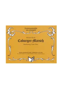 Musiknoten Coburger Marsch, Michael Haydn/Watz