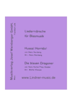 Musiknoten Hussa! Horrido!, Herzberg/Die blauen Dragoner, Kiesow
