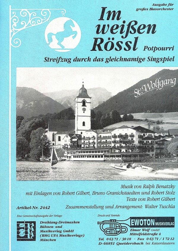 Musiknoten Im weißen Rössl, Benatzky/Tuschla