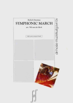 Musiknoten Symphonic March, Smetana/Beek