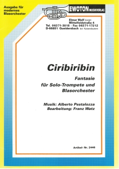 Musiknoten Ciribiribin, Pestalozza/Watz