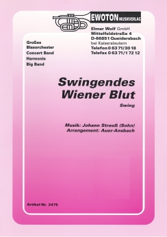 Musiknoten Swingendes Wiener Blut, Strauß/Auer-Ansbach
