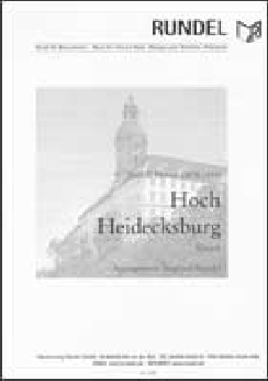 Musiknoten Hoch Heidecksburg, Herzer/Rundel