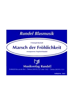 Musiknoten Marsch der Fröhlichkeit, Reichelt/Rundel