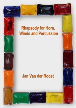 Musiknoten Rhapsody for Horn, Winds and Percussion, Jan Van der Roost