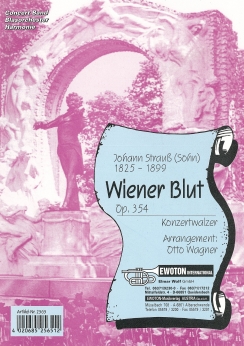 Musiknoten Wiener Blut, Strauß/Otto Wagner