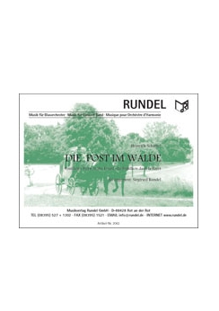 Musiknoten Die Post im Walde, Schäffer/Rundel