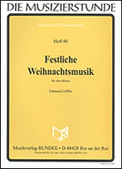 Musiknoten Festliche Weihnachtsmusik, Löffler