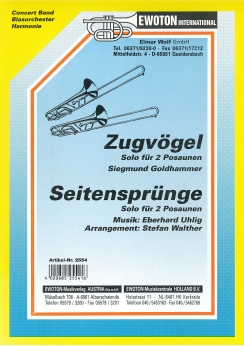 Musiknoten Zugvögel, Goldhammer/Seitensprünge, Uhlig/Walther